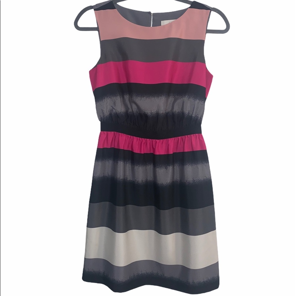 Ann Taylor LOFT size XS stripe Spring dress - Picture 3 of 7